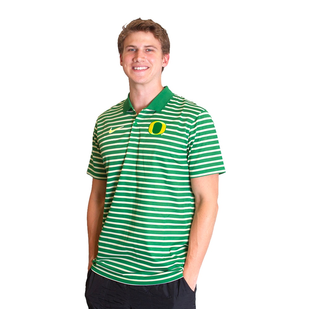 Classic Oregon O, Nike, Green, Polo, Performance/Dri-FIT, Men, Pique, 798507